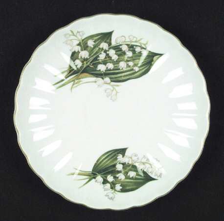 Lily of the Valley (#13822, Ribbed) Saucer