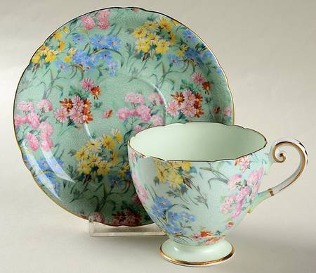 Melody Footed Cup & Saucer Set