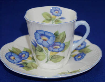 Morning Glory Demitasse Cup & Saucer Set