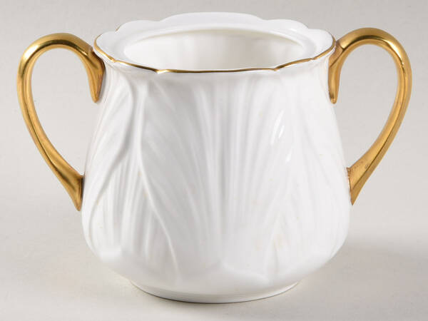 Oleander (Gold Trim) Sugar Bowl No Lid