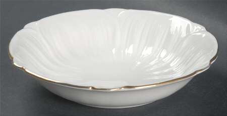 Oleander (Gold Trim) Fruit/Dessert (Sauce) Bowl