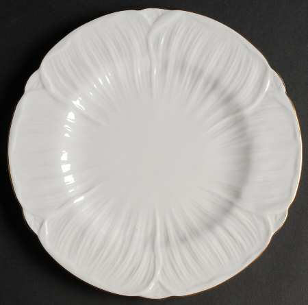 Oleander (Gold Trim) Luncheon Plate