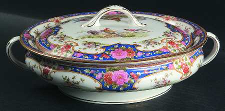 Old Sevres Round Covered Vegetable