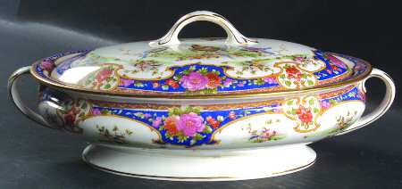 Old Sevres Oval Covered Vegetable