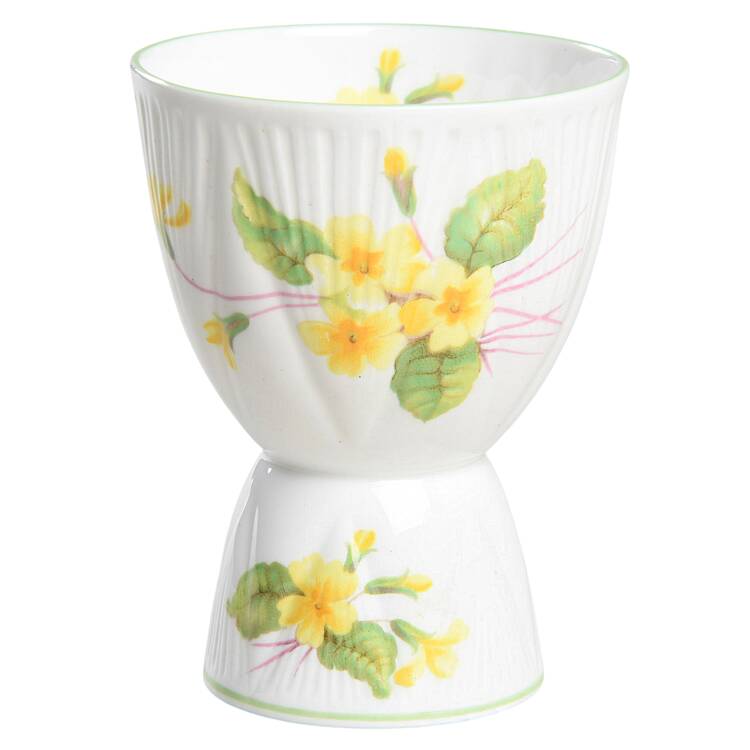 Primrose (Dainty Shape, Green Trim) Double Egg Cup