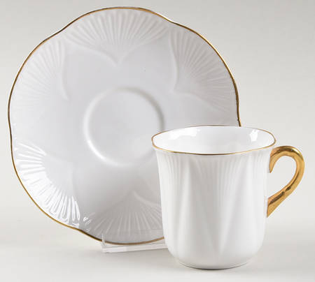 Regency Flat Demitasse Cup & Saucer Set