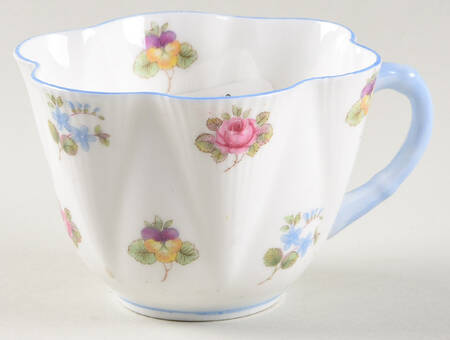 Rose, Pansy, Forget Me Not Flat Cup