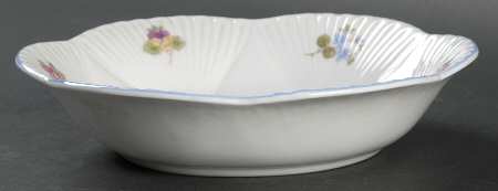 Rose, Pansy, Forget Me Not Coupe Cereal Bowl