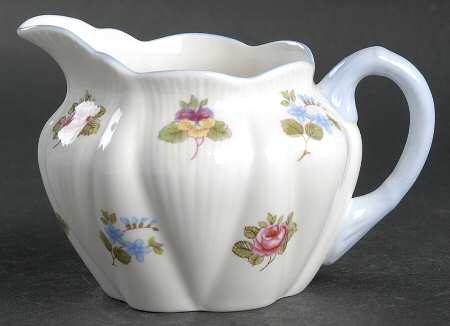 Rose, Pansy, Forget Me Not Creamer