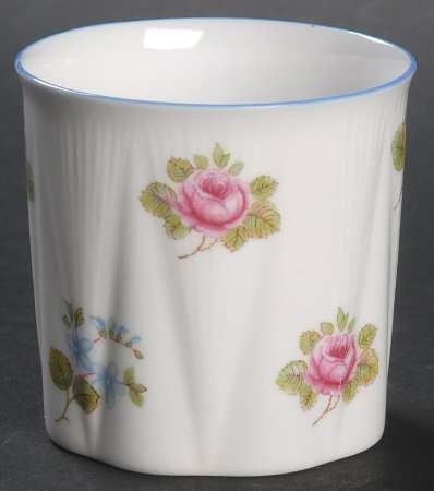 Rose, Pansy, Forget Me Not Toothpick Holder