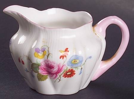 Rose & Red Daisy (Dainty) Individual Creamer