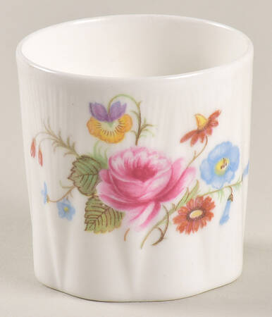 Rose & Red Daisy (Dainty) Mustard Jar No Lid by Shelley