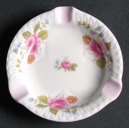 Rose & Red Daisy (Dainty) Small Ashtray