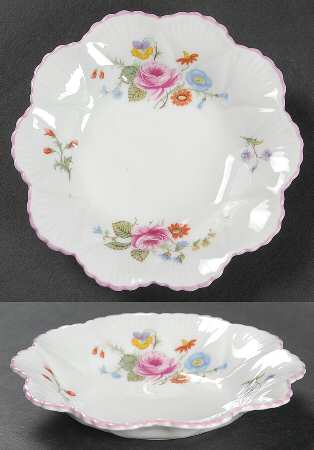 Rose & Red Daisy (Dainty) Nut Dish