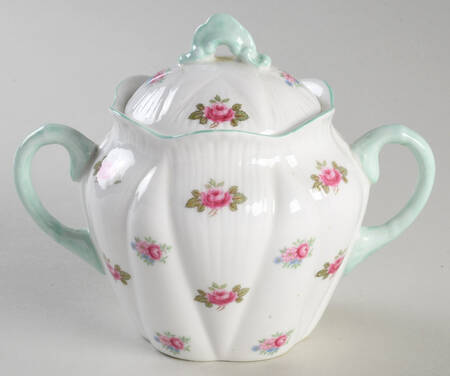 Rosebud (Dainty Shape) Sugar Bowl & Lid
