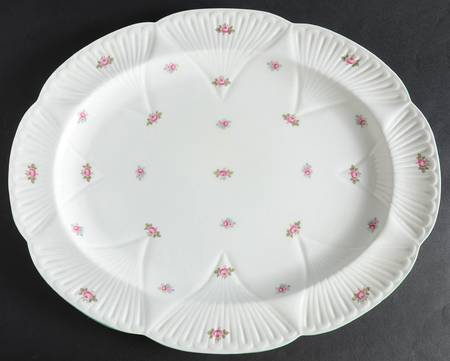 Rosebud (Dainty Shape) 16" Oval Serving Platter