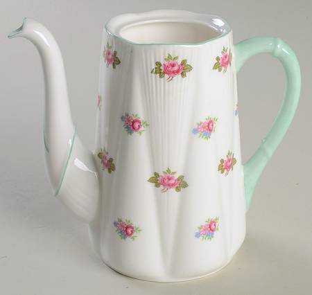 Rosebud (Dainty Shape) Individual Coffee Pot No Lid