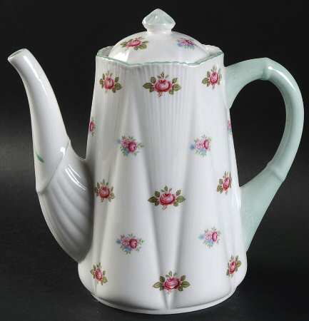Rosebud (Dainty Shape) Mini Coffee Pot & Lid