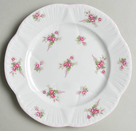 Bridal Rose (Dainty Shape) Salad Plate