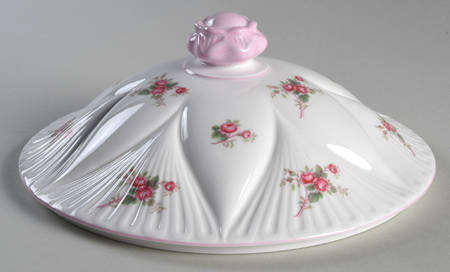 Bridal Rose (Dainty Shape) Lid for Round Vegetable