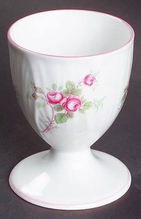 Bridal Rose (Dainty Shape) Single Egg Cup