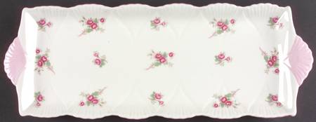 Bridal Rose (Dainty Shape) Large Sandwich Tray