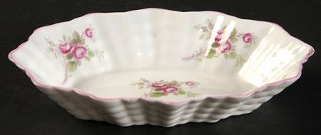 Bridal Rose (Dainty Shape) Oval Sweet Meat Dish