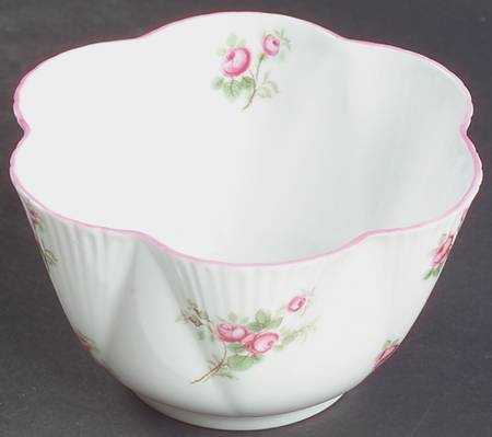 Bridal Rose (Dainty Shape) Open Sugar Bowl