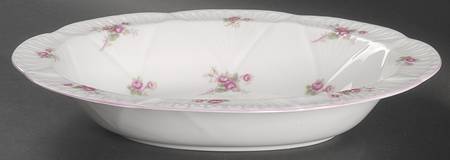 Bridal Rose (Dainty Shape) 9" Oval Vegetable Bowl