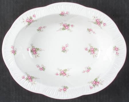 Bridal Rose (Dainty Shape) 9" Oval Vegetable Bowl