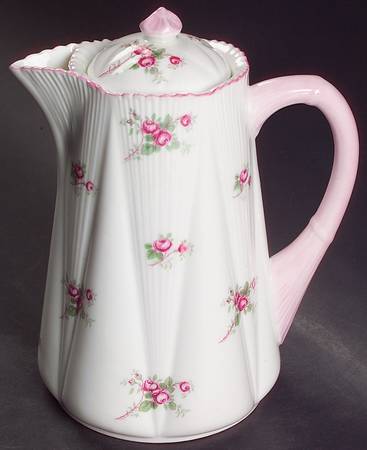 Bridal Rose (Dainty Shape) Hot Water Jug & Lid