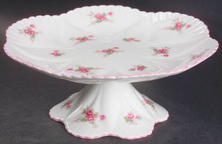 Bridal Rose (Dainty Shape) 8" Diameter Pedestal Cake Stand