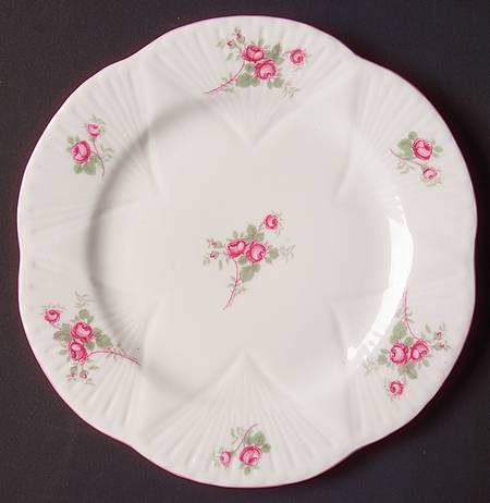 Bridal Rose (Dainty Shape) Bread & Butter Plate