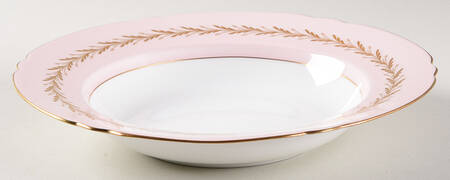 Rose Trousseau Rim Soup Bowl