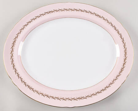 Rose Trousseau 17" Oval Serving Platter by Shelley