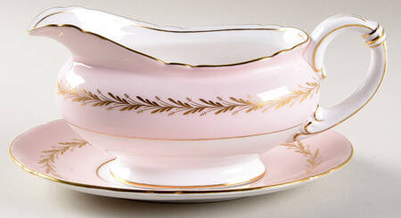 Rose Trousseau Gravy Boat & Underplate