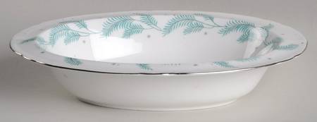 Serenity 9" Oval Vegetable Bowl