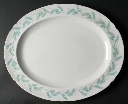 Serenity 16" Oval Serving Platter