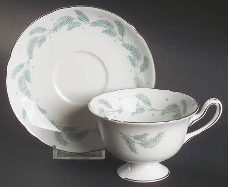 Serenity Footed Cup & Saucer Set