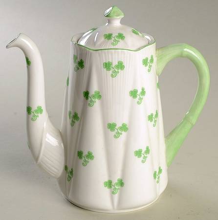 Shamrock (Dainty) Mini Coffee Pot & Lid