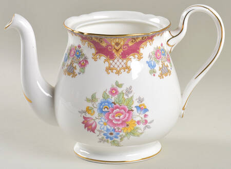 Sheraton Pink (13289, Scalloped) Teapot No Lid