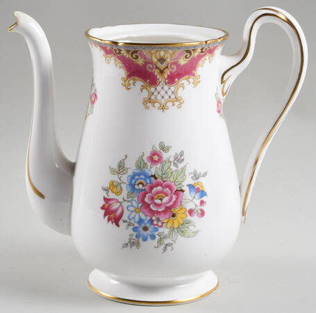 Sheraton Pink (13289, Scalloped) Coffee Pot No Lid