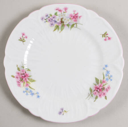 Stocks Pink (Oleander Shape) Salad Plate
