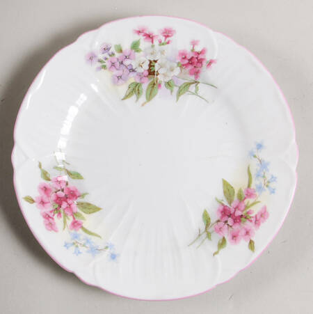 Stocks Pink (Oleander Shape) Bread & Butter Plate