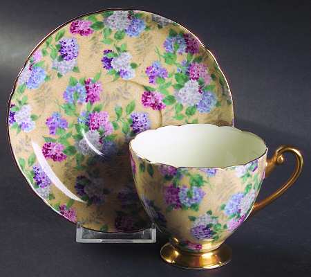 Summer Glory Footed Cup & Saucer Set