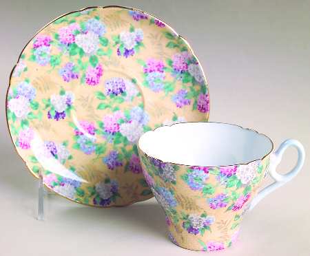 Summer Glory Flat Cup & Saucer Set