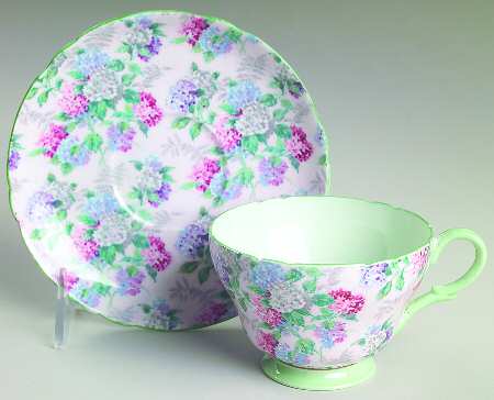 Summer Glory (Henley) Footed Cup & Saucer Set