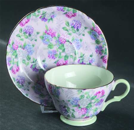 Summer Glory (Henley) Footed Cup & Saucer Set