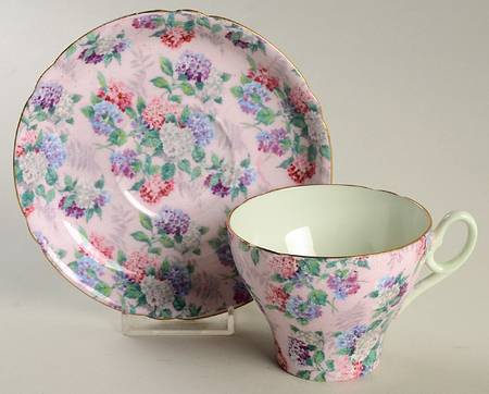 Summer Glory (Henley) Flat Cup & Saucer Set