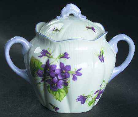 Violets (Dainty) Sugar Bowl & Lid